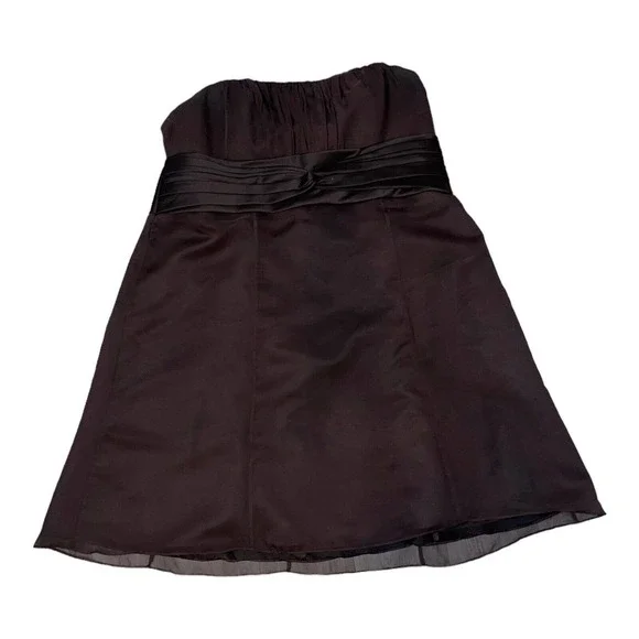princess polly baby blue dress Saison Blanche Dresses | Saison Blanche Brown Dress Formal Party Prom Dress Size 24 Strapless Short | Color: Brown | Size: 24